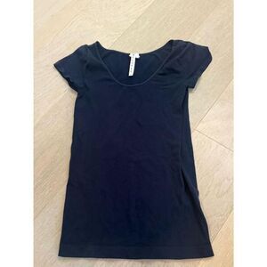 Recover Navy Spandex T-Shirt